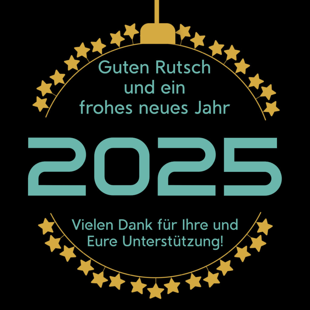 Frohes neues Jahr 2025!